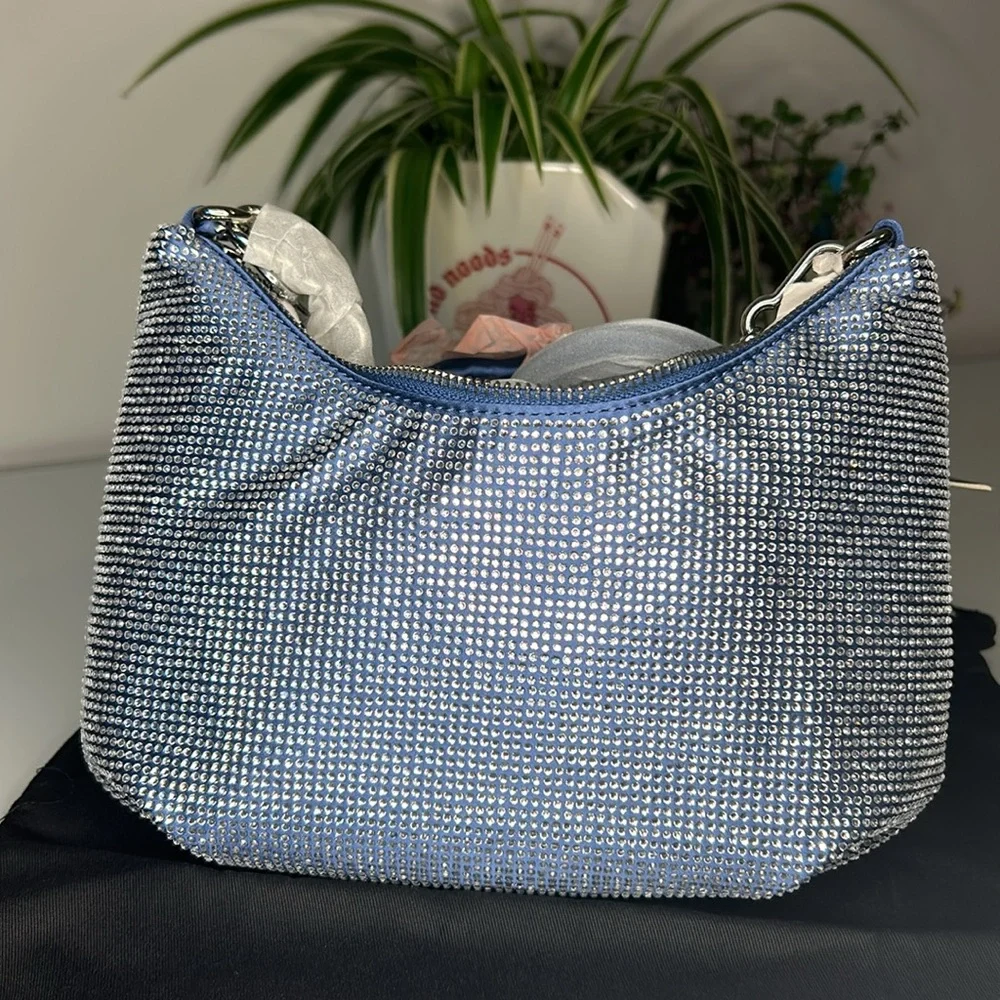 Juicy Couture UK Blue rhinestone Shoulder Bag